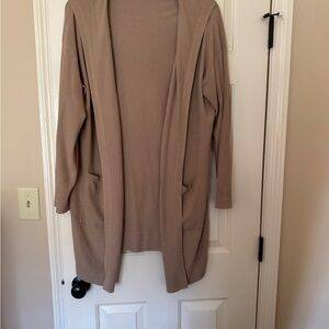 Elegant Women's Tan Cardigan
